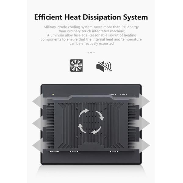 12/15/17 Inch Fanless Industrial Touch Screen PC Monitor With I5/I7 Processor