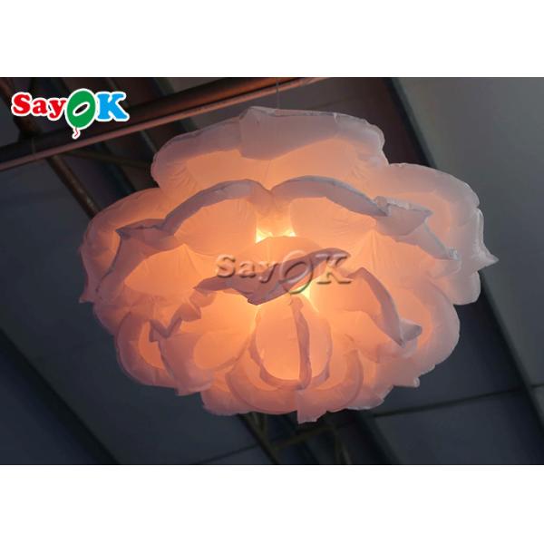 La décoration de allumage gonflable d'étape de mariage a mené Rose Flower