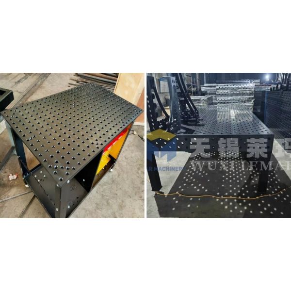 16mm Hole Fabrication Fixture Table 50mm Grid CNC Machined Precision Welding Table