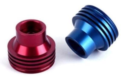 Various Color Precision CNC Turned Components Anodized Aluminum Connected Joint Parts