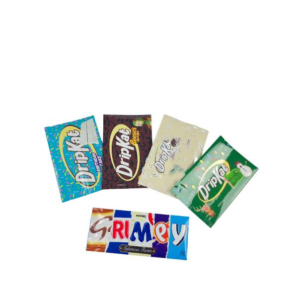 Alimentos Saco de Foca Lateral Snack Embalagem de Doces Chocolate Bar de Doces Embalagem personalizada Sacos de Doces de Foca Lateral Médio