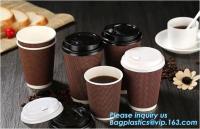 O logotipo personalizado imprimiu o copo de papel dobro para bebidas quentes, Disposable_PE de parede 8oz revestiu o Cu feito sob encomenda do café do papel de Cups_ do papel