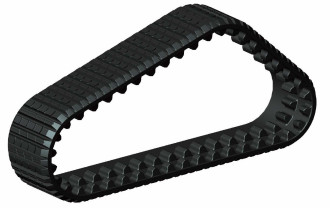 Natural Rubber Paver Type Harvester Rubber Track With Splash Guard