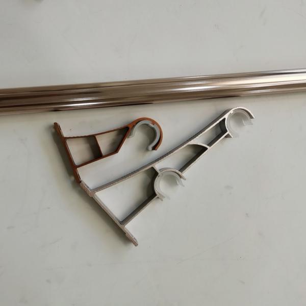 Anodizing Carving Office 0.45mm Galvanized Pipe Curtain Rod