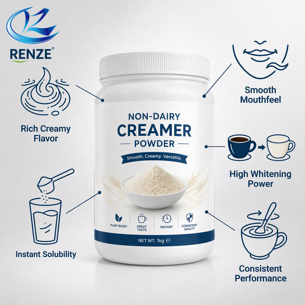 Food Grade Non-Dairy Creamer Powder Coffee Whitener for Milk Tea, Instant Coffee, Bakery 25kg Bulk Supply