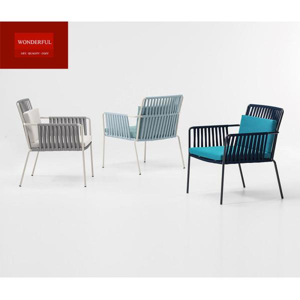Home Used Outdoor Dining Chair with Customized Good Standard Rope and Foldable Design