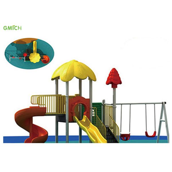 durable Customized Swing N Slide Plastic Slide Commercial Playground
