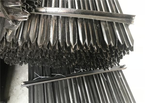 Australia Standard hot dipped galvanized Bitumen coated star picket y post for agriculture 2.04kg