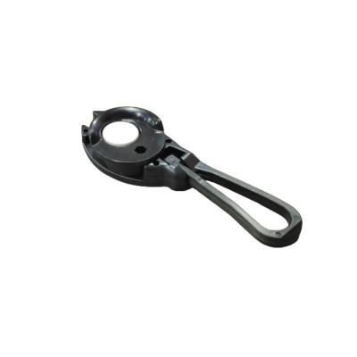 FTTH Fish Type Flat Optical Fiber Drop Cable Clamp with High Tension Strength in Nylon