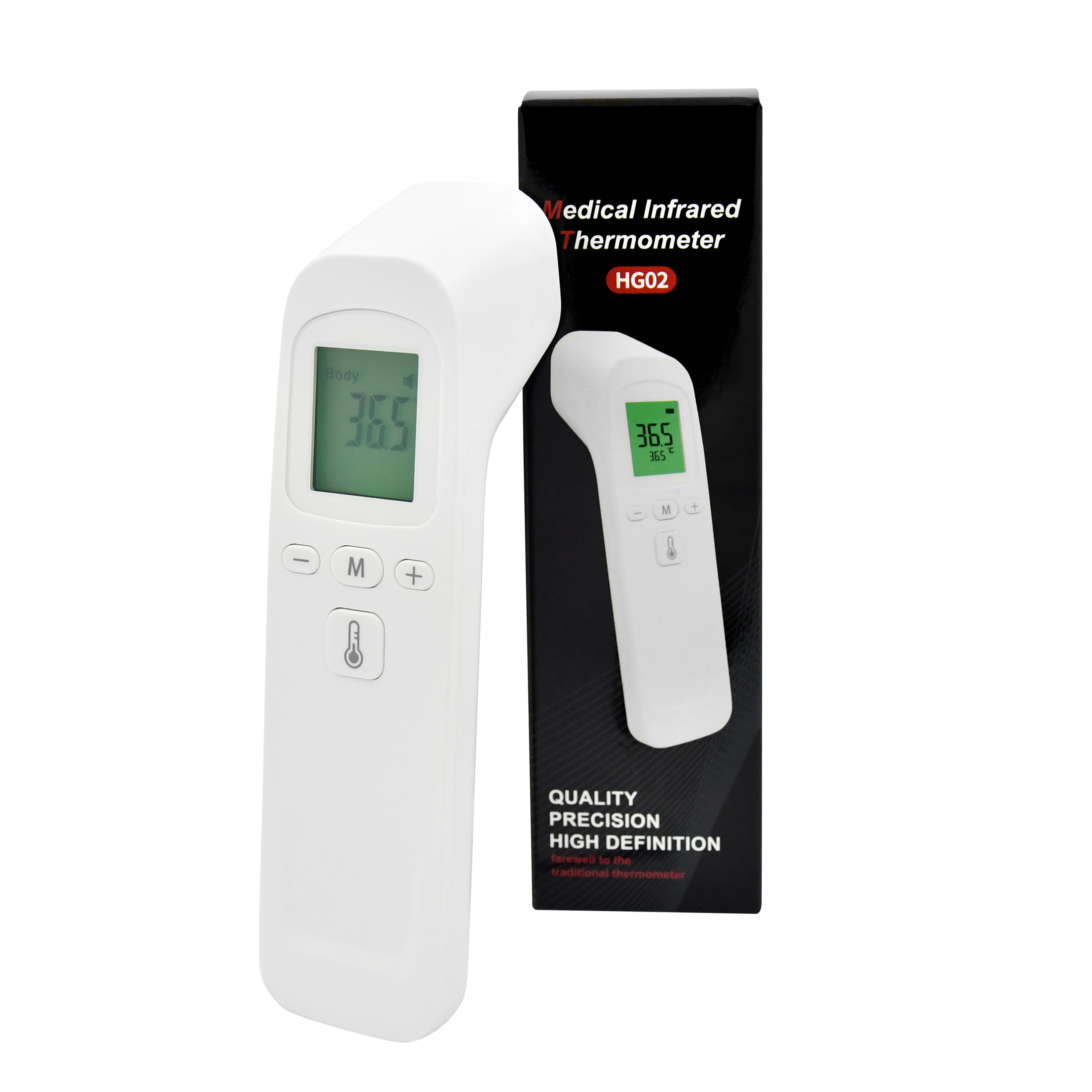Non Contact Accurate Body Infrared Thermometer Gun 1 - 5cm Measurement Distance