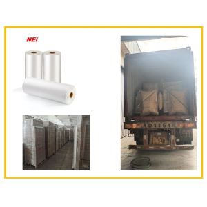 Película de doble lado corona tratada con toque suave contra arañazos 100-1570 mm de ancho