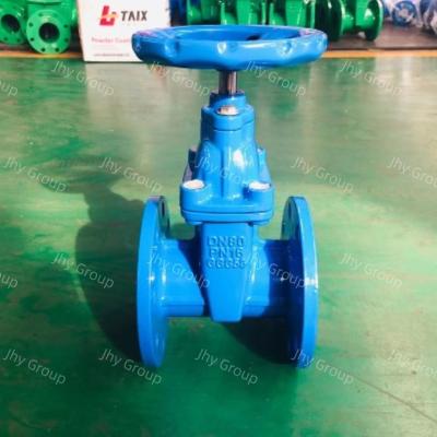 GGG50 DIN Gate Valve Non Rising DN80 Ductile Iron Standard Size