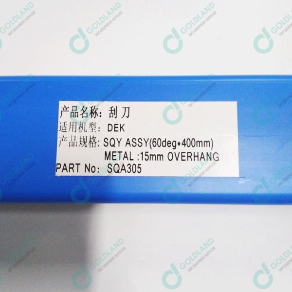 DEK 60deg - Assy do raspador SQY da saliência SQA305 do metal 15mm de 400mm