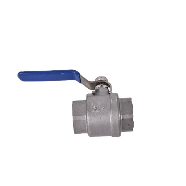 Manual Operation Stainless Steel 201/304 2PC Light Duty Two Pieces Type Ball Valve for General