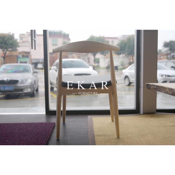 Furniture Modern Designs Chair Solid Wood With Leather Seat Dining Table Chair Set
