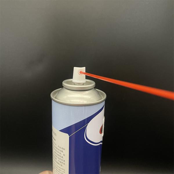 Válvula de aerosol de 360 grados apta para alimentos con actuador para aceites de cocina y aerosoles desmoldantes con revestimiento antiadherente de precisión