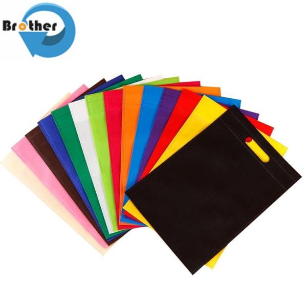 Customize PP Non Woven TNT Bags/Nonwoven Flat Bag/T-Shirt Bag Colored Blue Nonwoven Tote T Shirt Bag PP Non Woven Bag
