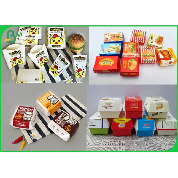 300GSM Food Grade White Cardboard With Coated One Side For Hot Food