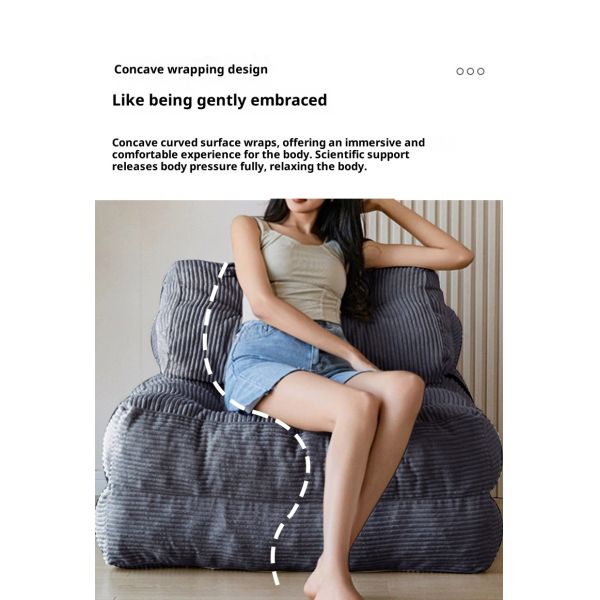 Single Seat Foldable Sofa Beds Convertible Sleeper Chair Compressed Sofa Square Modern Living Room Lounge Lazy Floor Sofa
