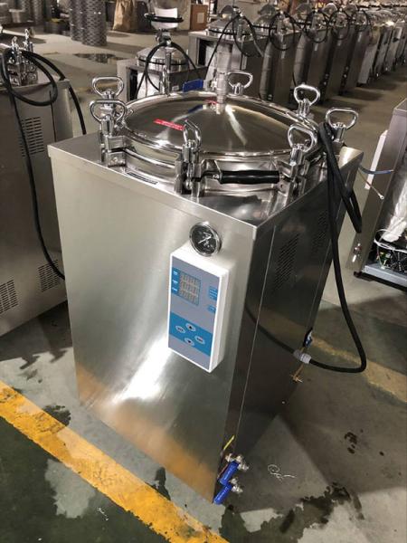 35L Vertical Steam Sterilizer Autoclave Bolt Door Rustproof With Stainless Steel 304