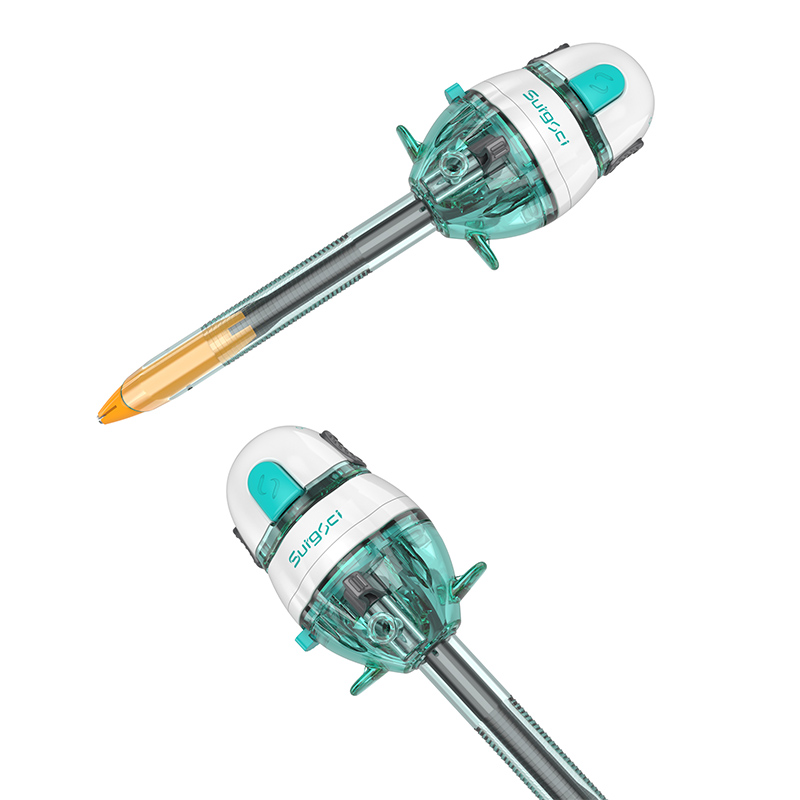 10mm Quickpass устранимое Laparoscopic Trocar пластиковое лопастной Trocar