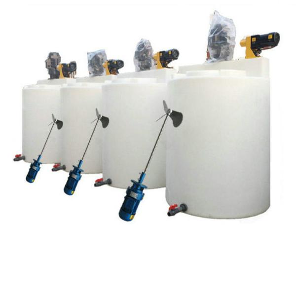 Water Mixing  Industrial Tank Agitator Mixer PE Plastic Poly 500L 40kg