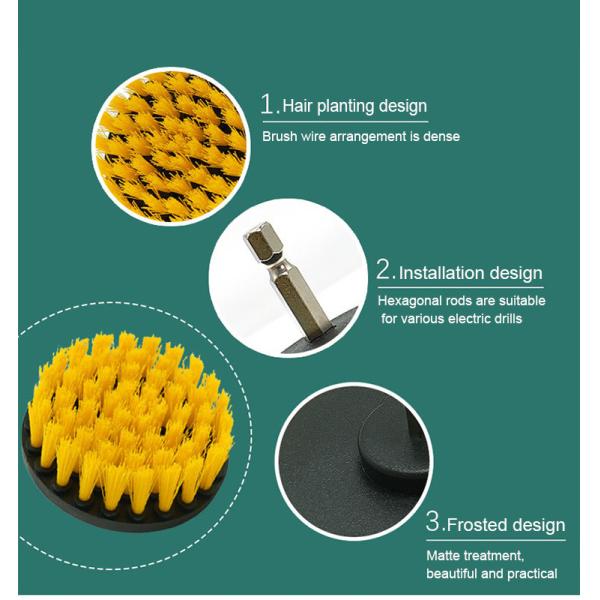 9 шт. Уборщик колес для автомобилей Сверло с силовой очисткой