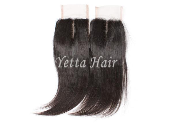 Density 130% Hand Tied Virgin Hair Lace Closure Long Lasting With Proper Care