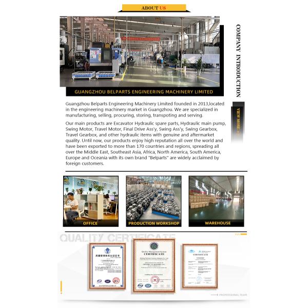 Pièces pour excavatrice ZX330-1 John Deere 270CLC Moteur de voyage Assy Pour Hitachi