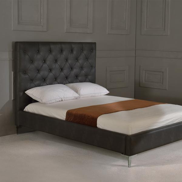 Leather Folding Queen Frame And Mattress Set Morden Wall Mounted Low Bed