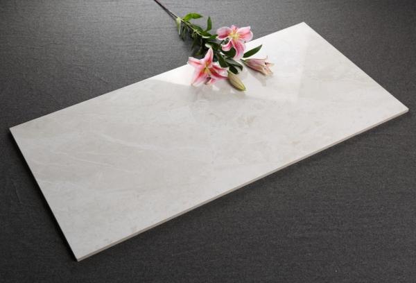 Telha lustrada sala de estar da porcelana que olha como a telha de assoalho resistente aos ácidos de mármore da porcelana da sala de visitas