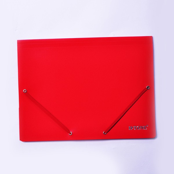 Hot Selling Office and School Stationery Custom Multicolor Elastic Closure Folder