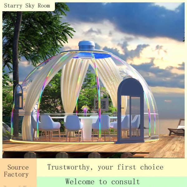 Unforgettable Outdoor Experience Transparent PC Hotel Room at Scenic Area Homestay