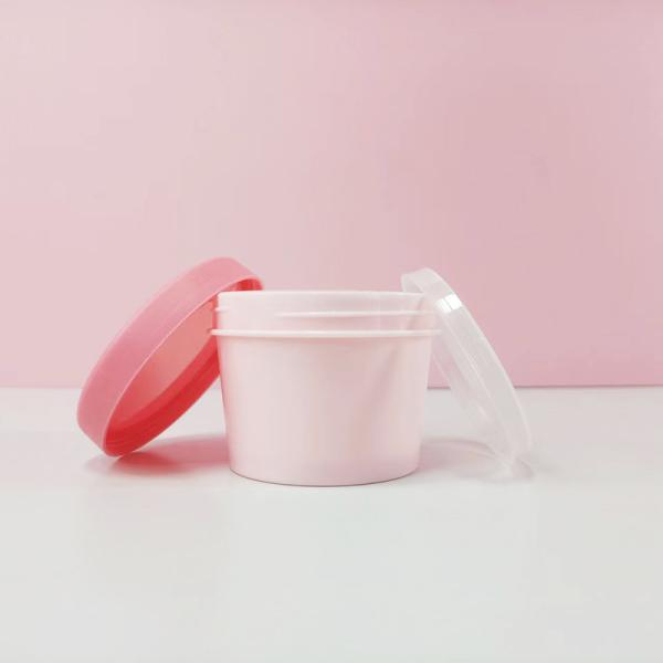 Free Samples Eco Friendly 250ml Plastic Jars With Lids Face Cream Packaging
