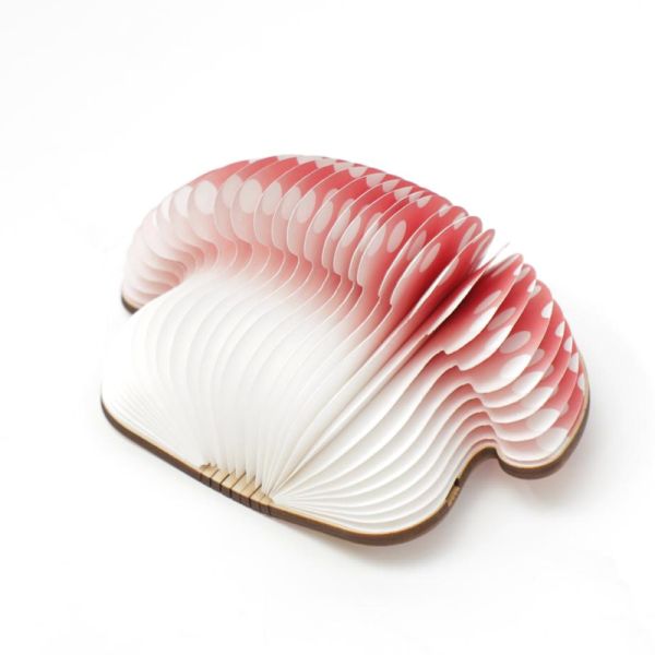 LED Touch Origami Mushroom Paper Lamp Lights Battery Powered Flexible