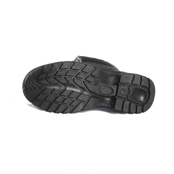 Shengjie Black Footwear Lace Up Cut Steel Toe PU Sole Protection Shock Function Anti Slip Work Boots Safety Shoes