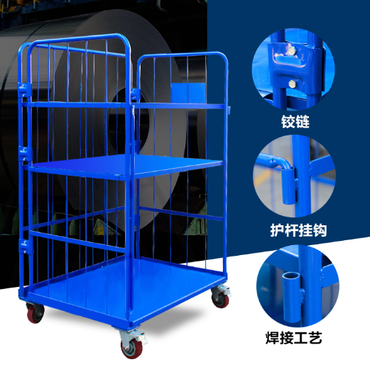 Коррозионностойкий передвижной шельвинг провода с рицинусами для индустрий снабжения и оборачиваемости
