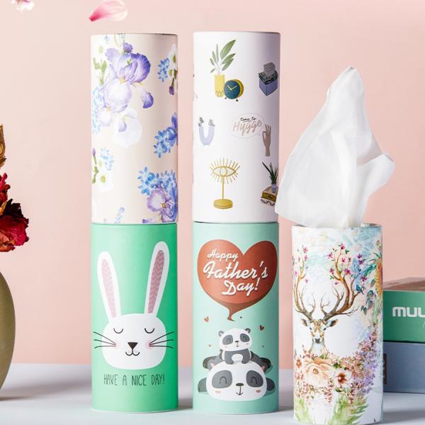 3層カーシリンダー 紙袋 食品級 バンブー