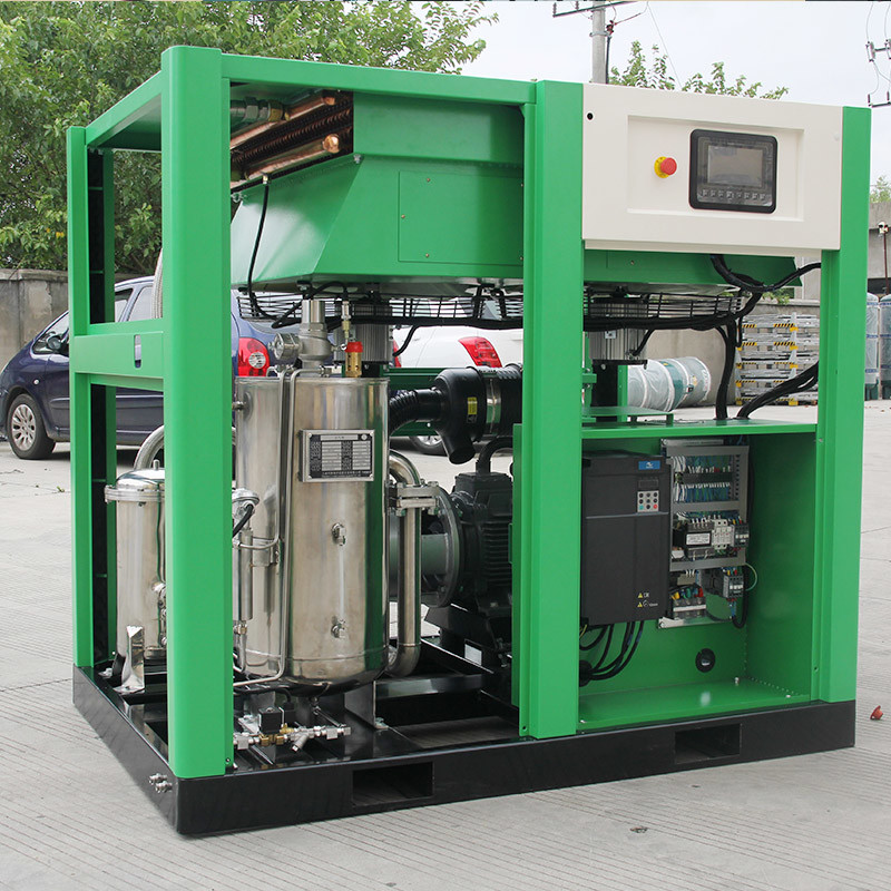 Частота 50HP компрессора воздуха винта масла качества еды свободная переменная для медицинской промышленности