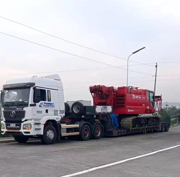 CIMC 3AXLES LOW BED SEMI TRAILER  FOR 'S TRANSPORTATION