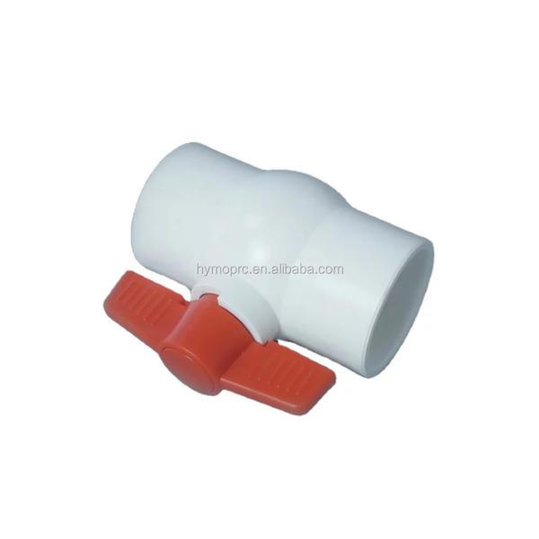 STANDARD Length PVC Octagonal Ball Valve with 1/2 Socket and ANSI Plastic Valves