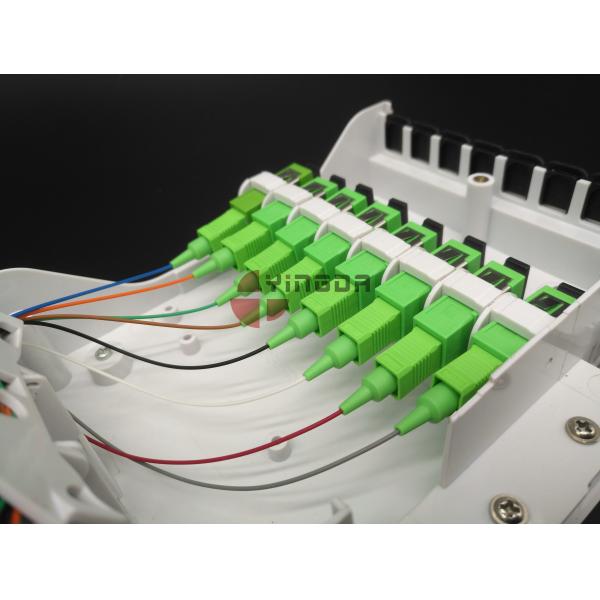 Крытым установленная стена коробки замка для канатов оптического волокна КПЭ 8 портов прекращенная распределением