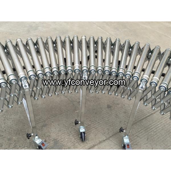 Flexible Motorized Stainless Steel Roller Conveyor,Flexible Roller Conveyor
