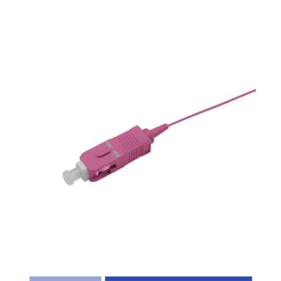 Corrosion Proof SC UPC Multimode OM4 SC Pigtail 125um LSZH 1m Pigtail