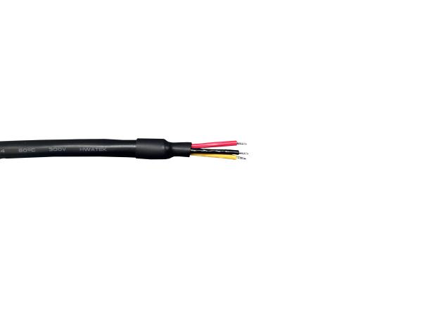 Straight Head Three Core Wire Harness Assembly Custom Wire Harness 200mm