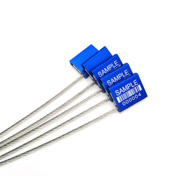 US-CC251 Aluminium Cable Security Seals Pull Tight Locking Mechanism For Containers