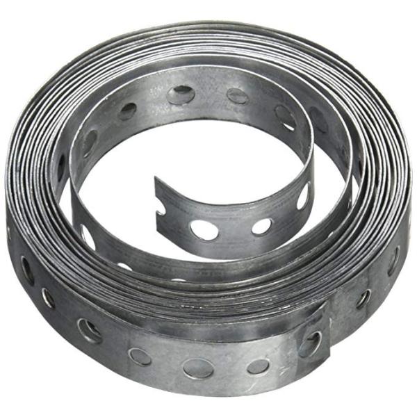 Настраиваемая длина перфорированная оцинкованная стальная металлическая вешалка ремень ремень трубы