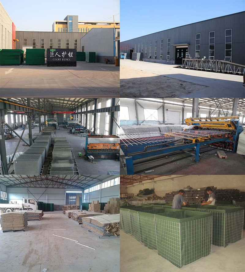 75mmx75mm сваренные корзины Gabion стены Gabion HESCO небольшие