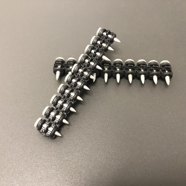 O aço carbono alto ordenou a pata concreta da etapa dos pregos 3.0x25mm galvanizada para a arma do prego BX3