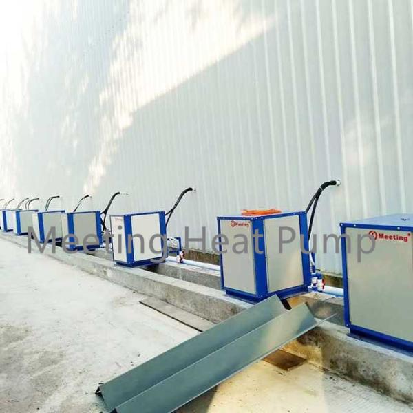 Mds50d water source Trinity heat pump domestic hot water supply and space heating system